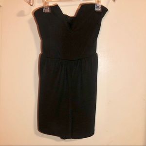 Express Black Strapless Romper